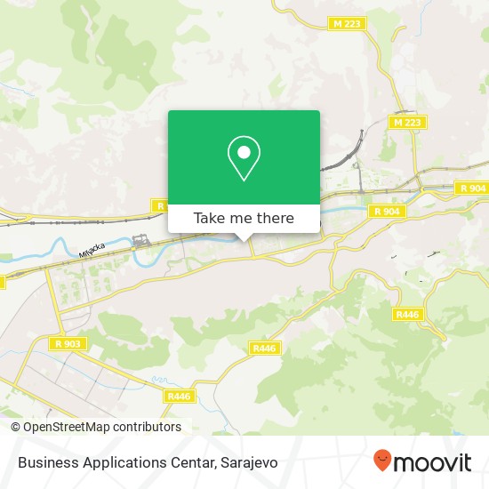 Business Applications Centar mapa