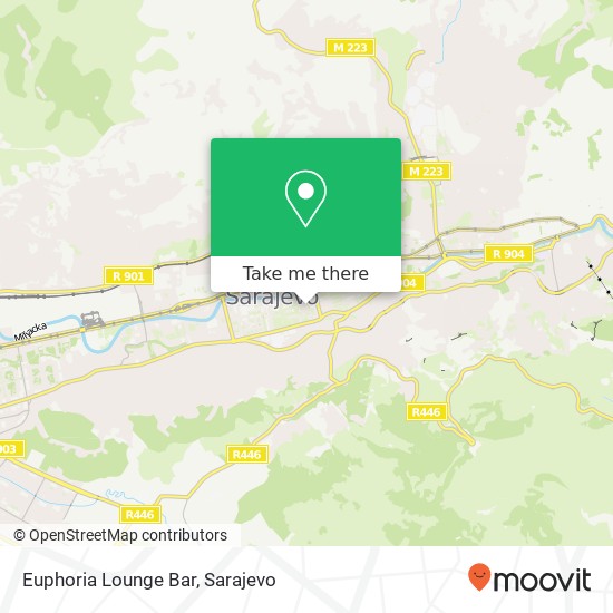 Euphoria Lounge Bar mapa