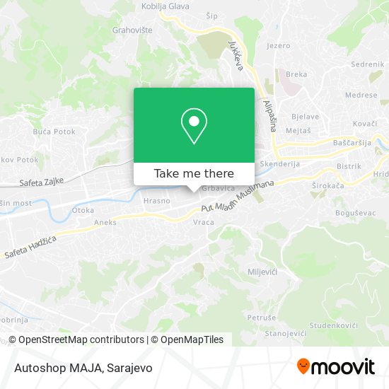 Autoshop MAJA map