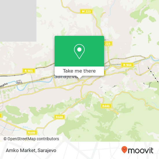 Amko Market mapa