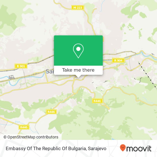 Embassy Of The Republic Of Bulgaria map