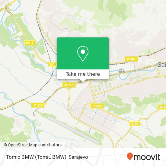 Tomic BMW (Tomić BMW) map