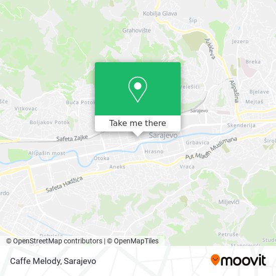 Caffe Melody map