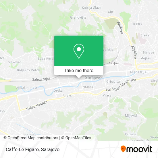 Caffe  Le Figaro mapa
