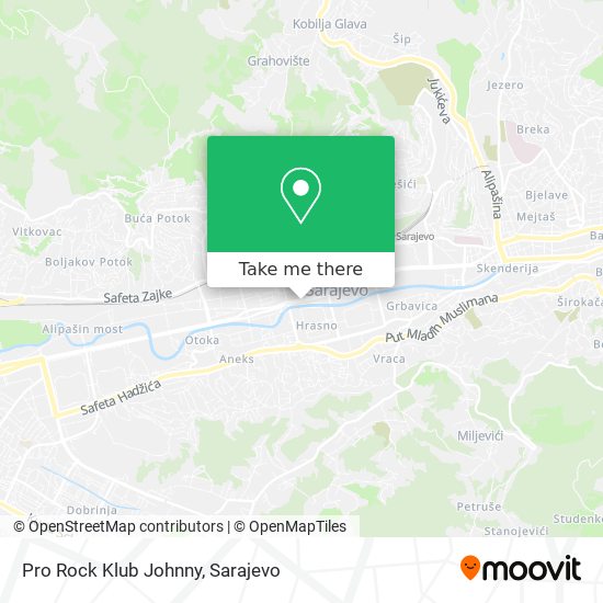 Pro Rock Klub Johnny map