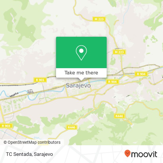 TC Sentada map