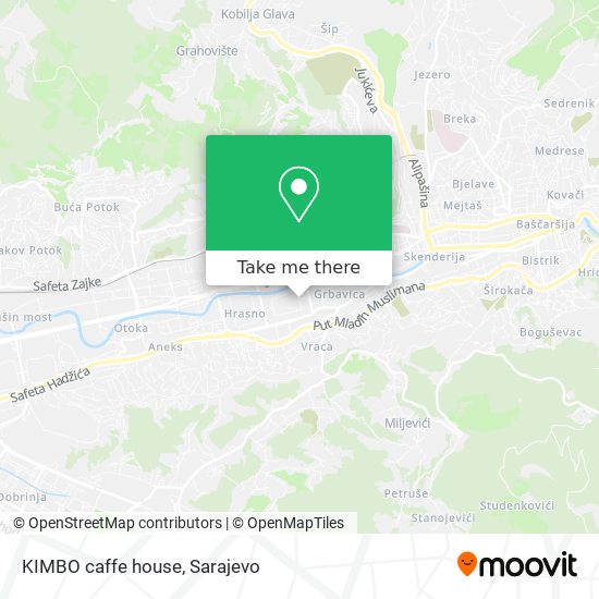 KIMBO caffe house map