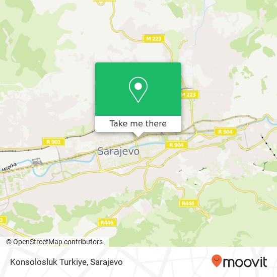 Konsolosluk Turkiye map