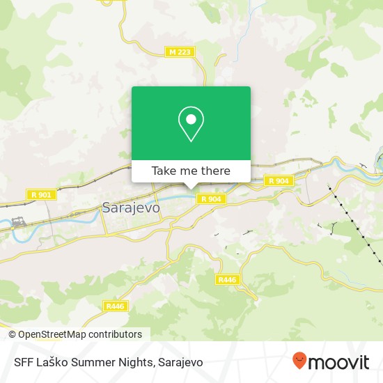 SFF Laško Summer Nights map