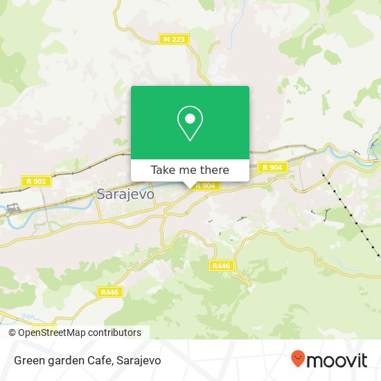 Green garden Cafe map