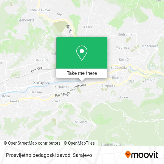 Prosvijetno pedagoski zavod map