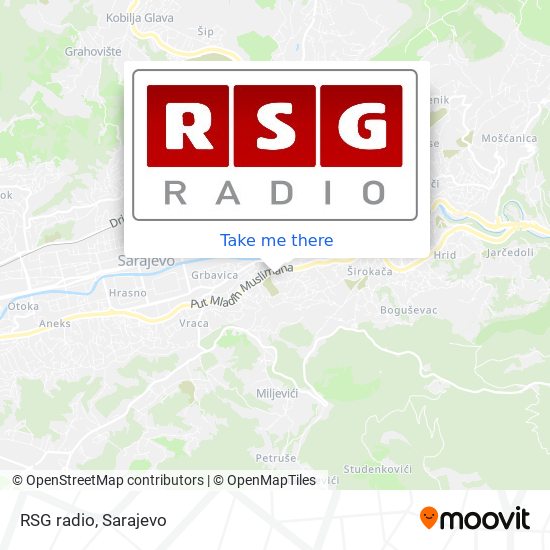 RSG radio mapa