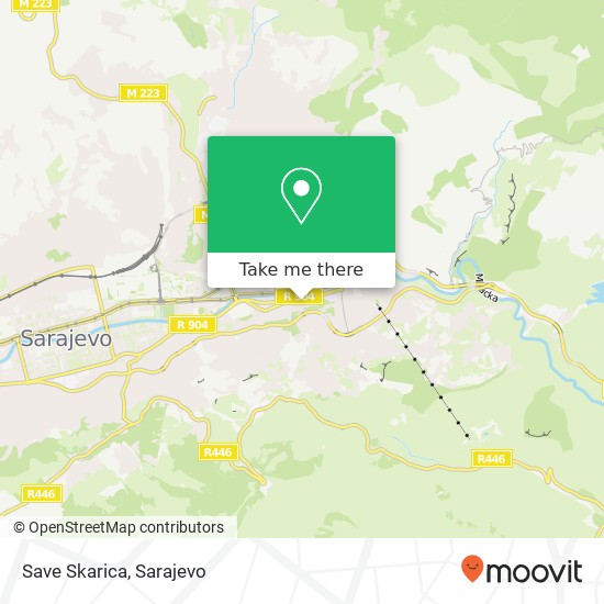 Save Skarica map