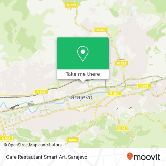 Cafe Restautant Smart Art map