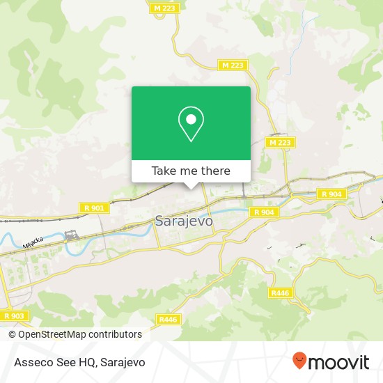 Asseco See HQ map
