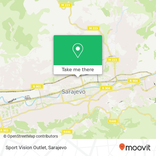 Sport Vision Outlet map
