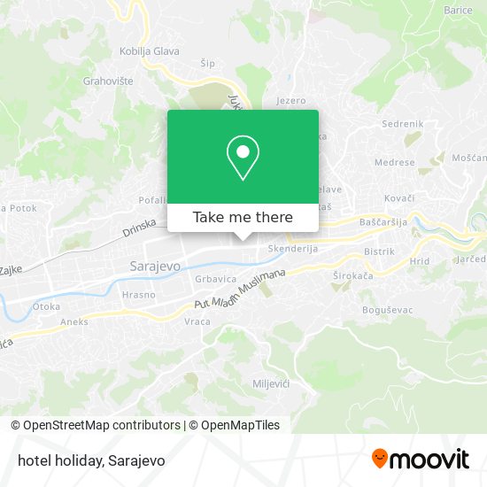 hotel holiday map