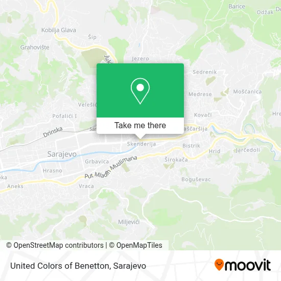 United Colors of Benetton map