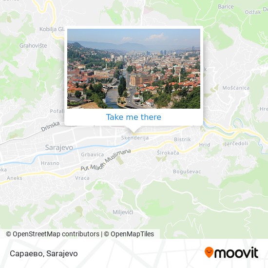 Karta Сараево