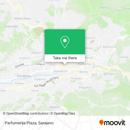 Parfumerija Plaza map