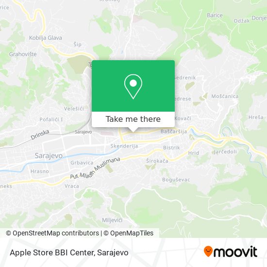 Apple Store BBI Center map