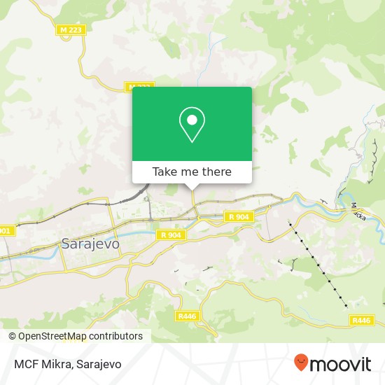 MCF Mikra map