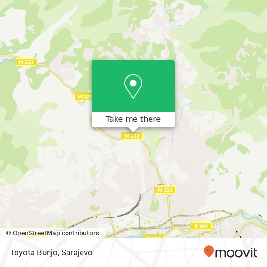 Toyota Bunjo map