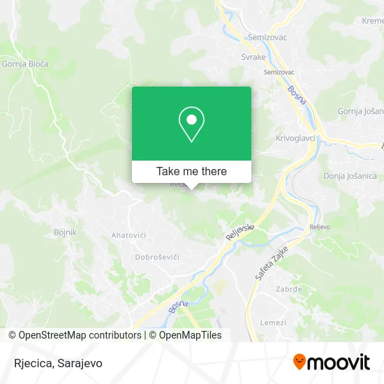 Rjecica map