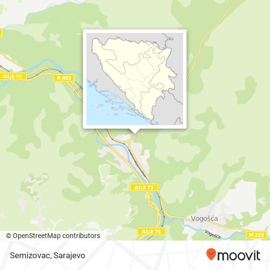 Semizovac map