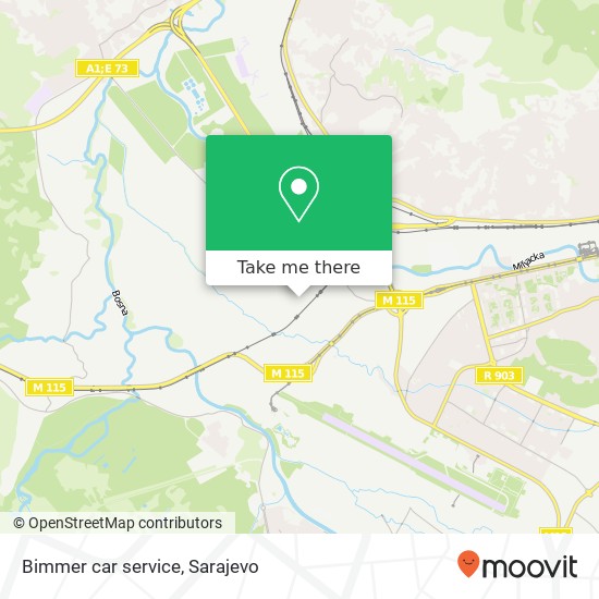 Bimmer car service map
