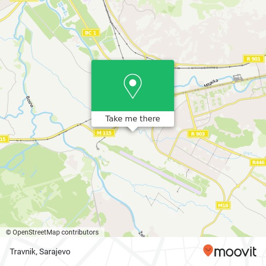 Karta Travnik