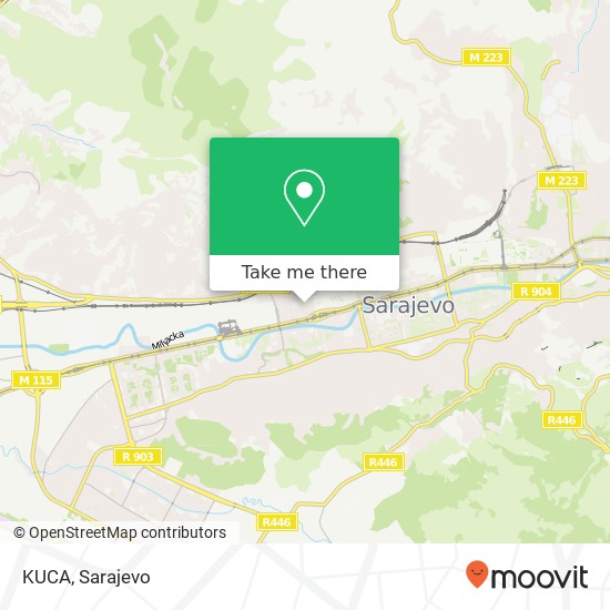 KUCA map