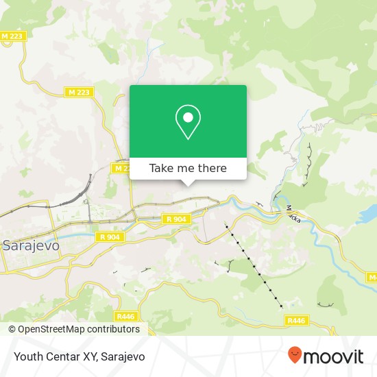 Youth Centar XY mapa