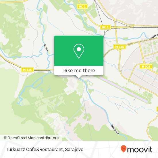 Turkuazz Cafe&Restaurant mapa