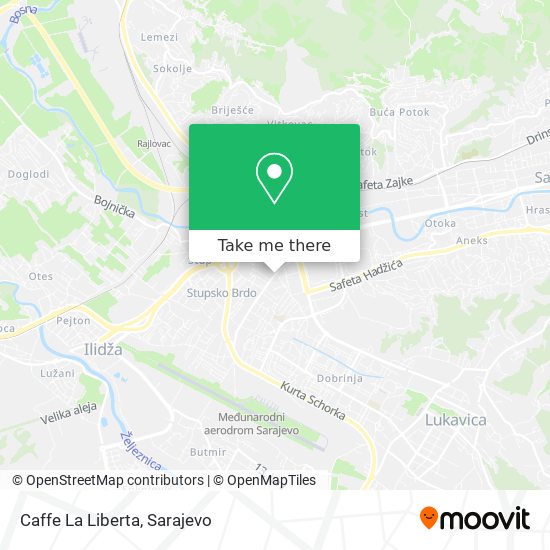 Caffe La Liberta map