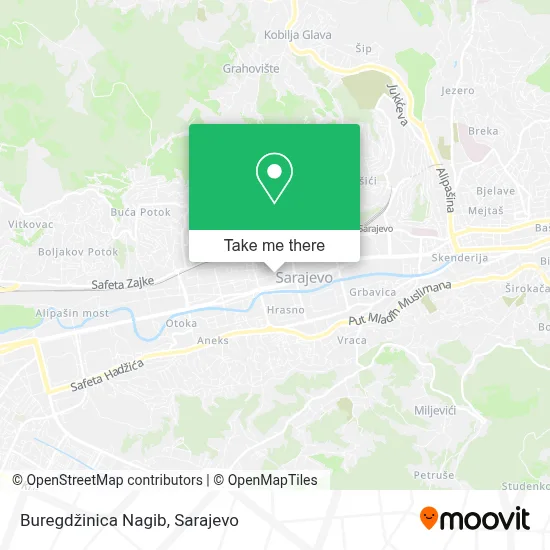 Buregdžinica Nagib map