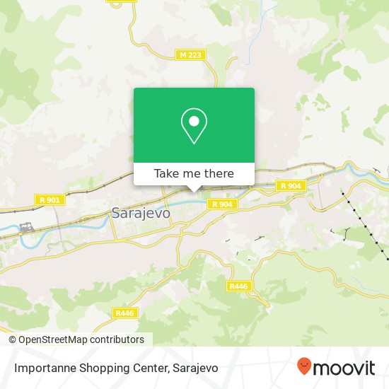 Importanne Shopping Center mapa