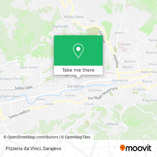 Pizzeria da Vinci map