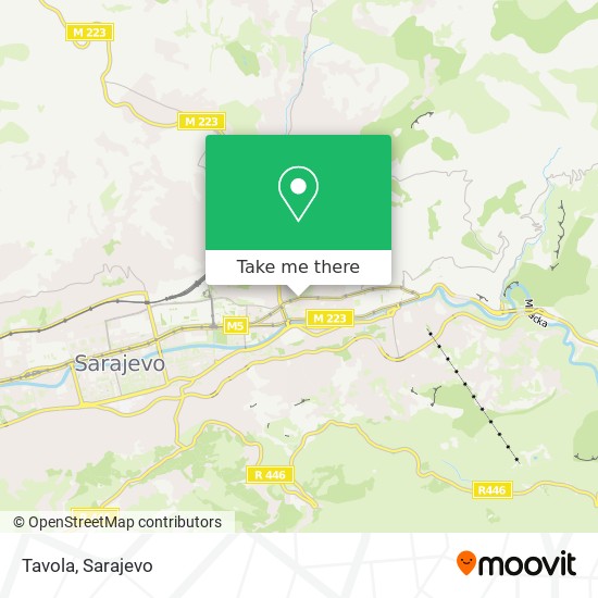 Tavola map