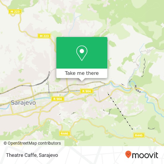 Theatre Caffe mapa