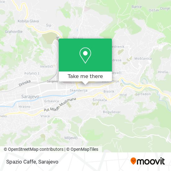 Spazio Caffe map
