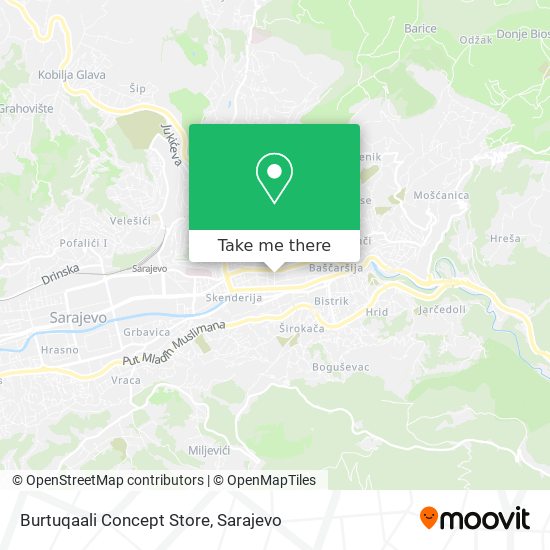 Burtuqaali Concept Store map