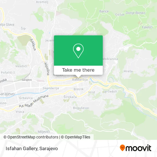 Isfahan Gallery mapa