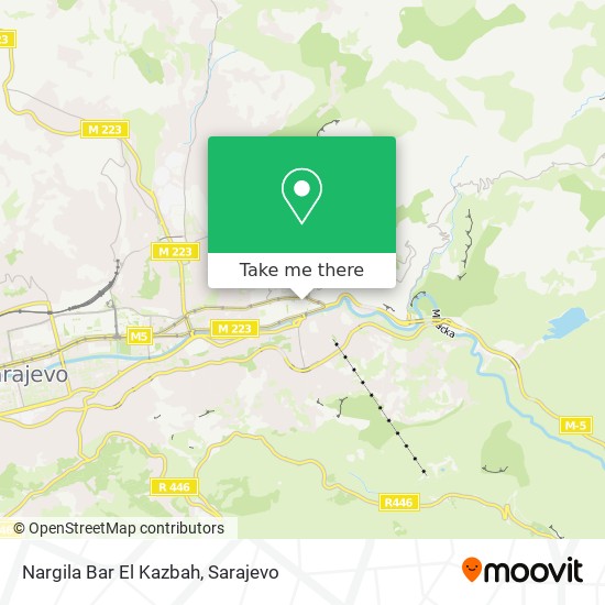 Nargila Bar El Kazbah map