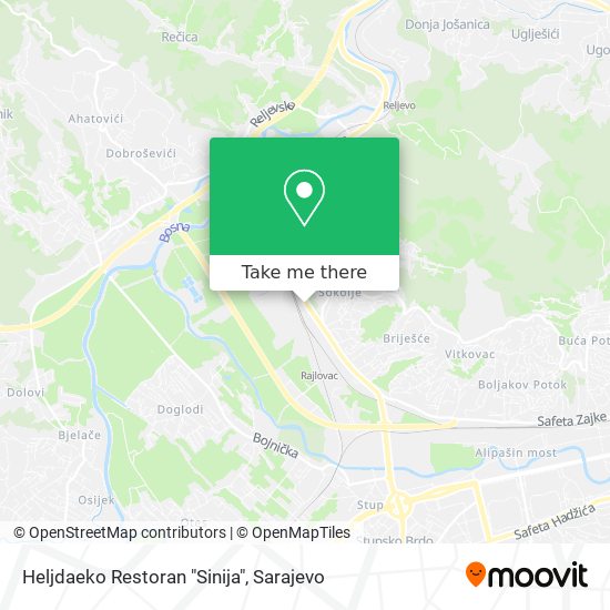 Heljdaeko Restoran "Sinija" map