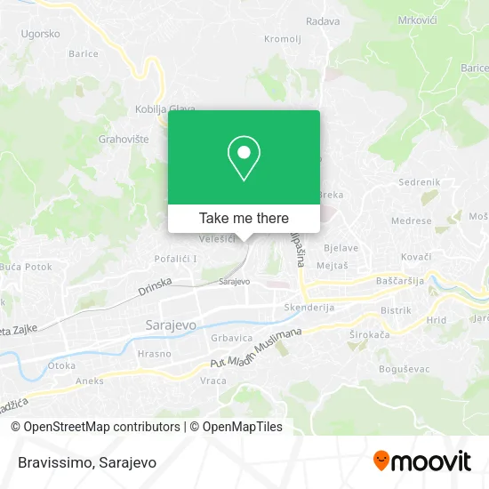 Bravissimo map
