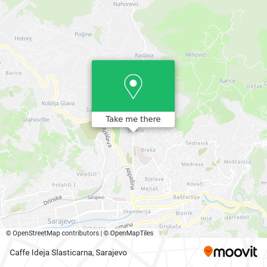 Caffe Ideja Slasticarna map
