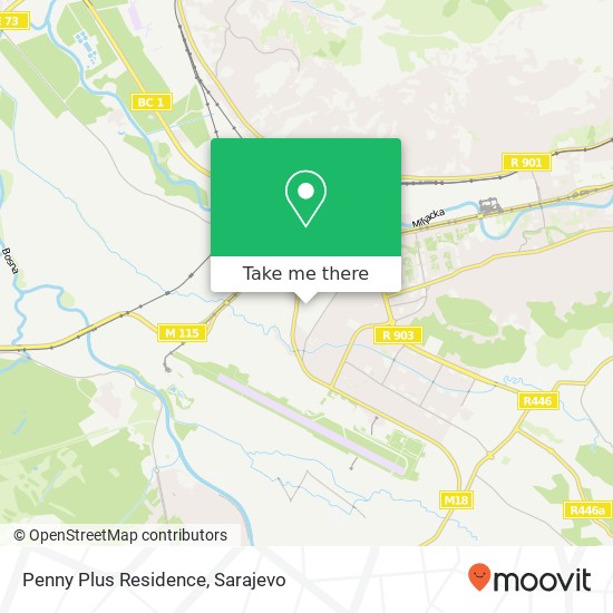 Penny Plus Residence map