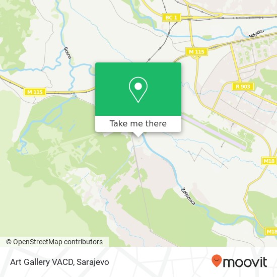 Art Gallery VACD map