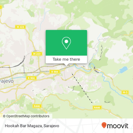 Hookah Bar Magaza mapa